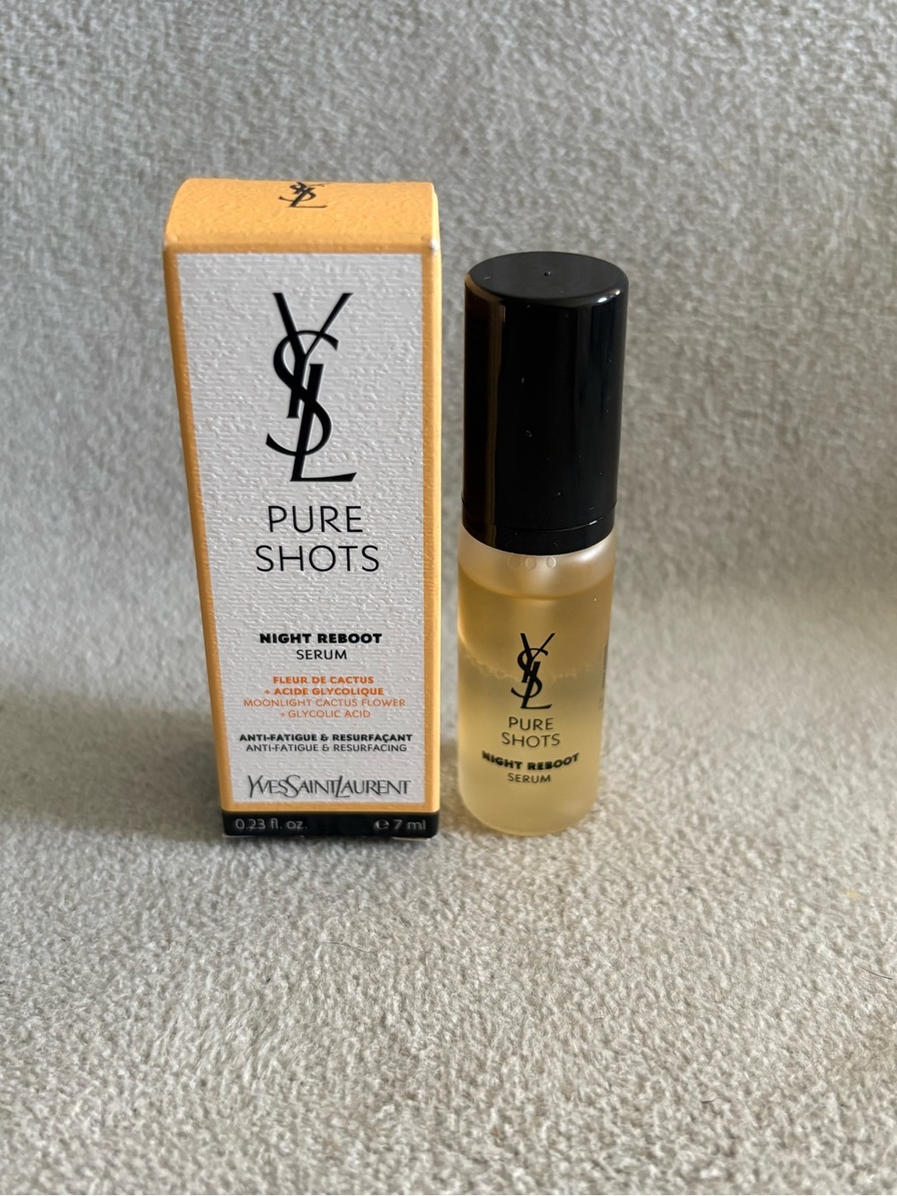 Yves Saint Laurent Pure Shots Night Reboot Serum 7ml Brand New in Box!!